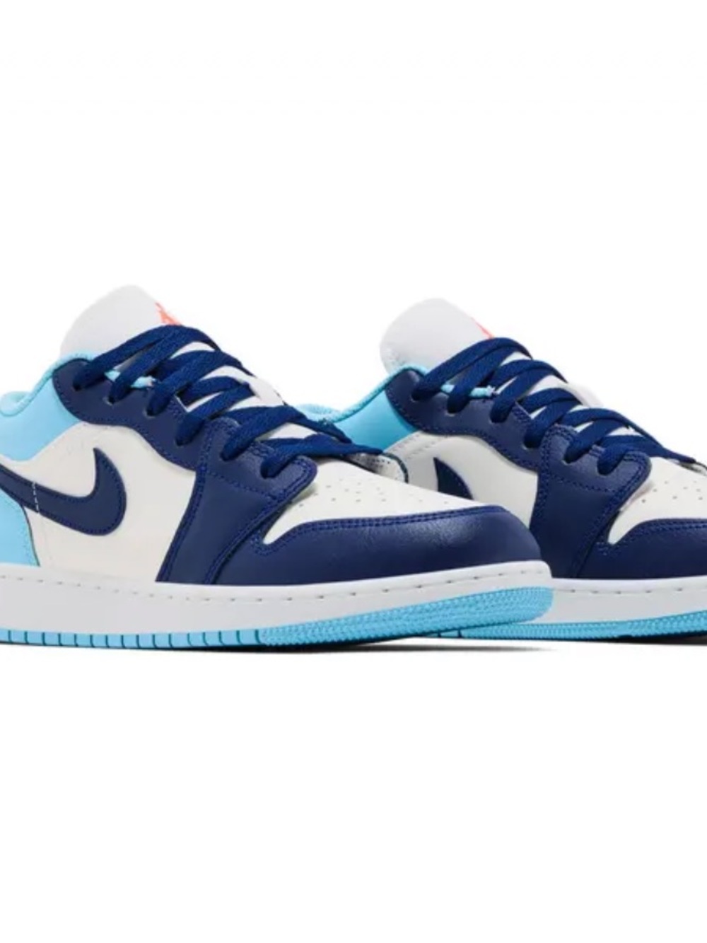 Air Jordan 1 Low GS in Sail Blue Chill - youth size 5